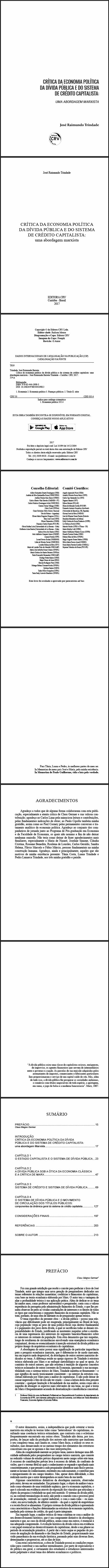 CRÍTICA DA ECONOMIA POLÍTICA DA DÍVIDA PÚBLICA E DO SISTEMA DE CREDITO CAPITALISTA:<br>uma abordagem marxista